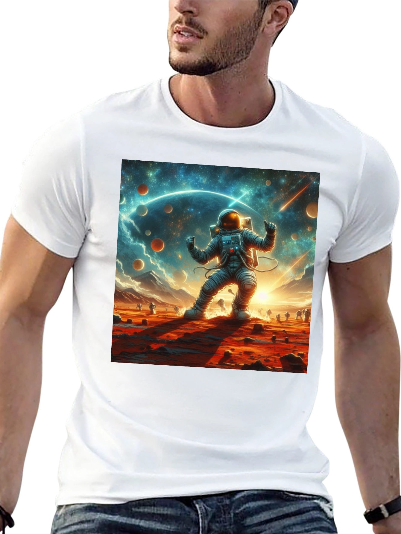 Astronaut Space T-Shirt
