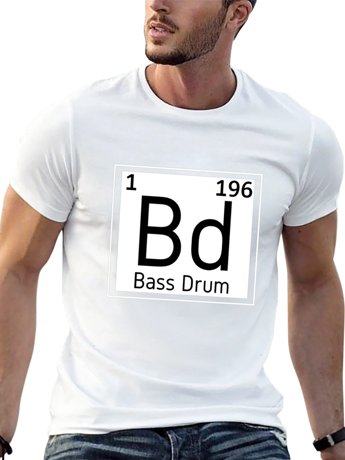 Bass Drum Element T-Shirt - Musician Graphic Tee