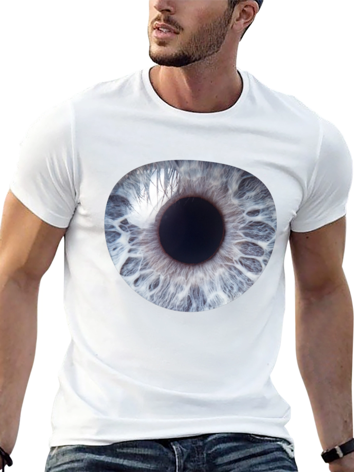 Eye Graphic Black T-Shirt