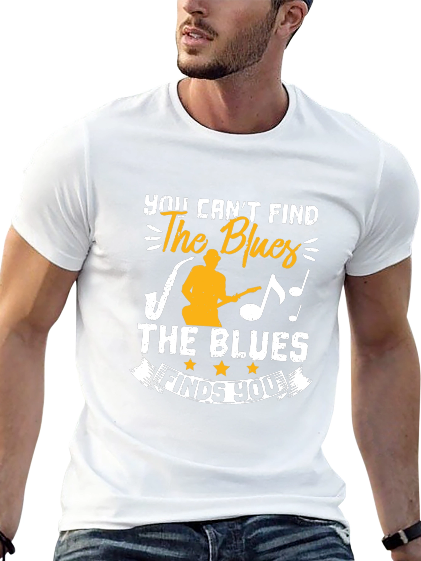 The Blues Finds You T-Shirt - Music Lover Tee
