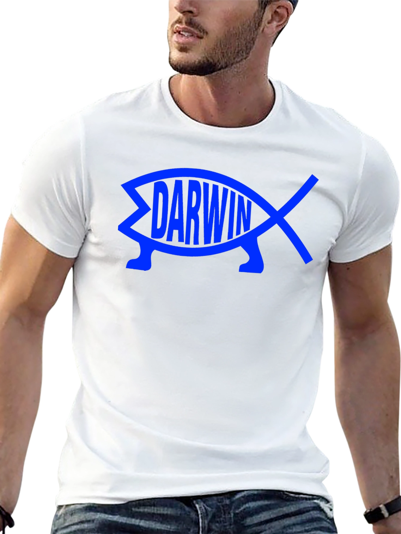 Darwin Fish T-Shirt - Evolution Tee