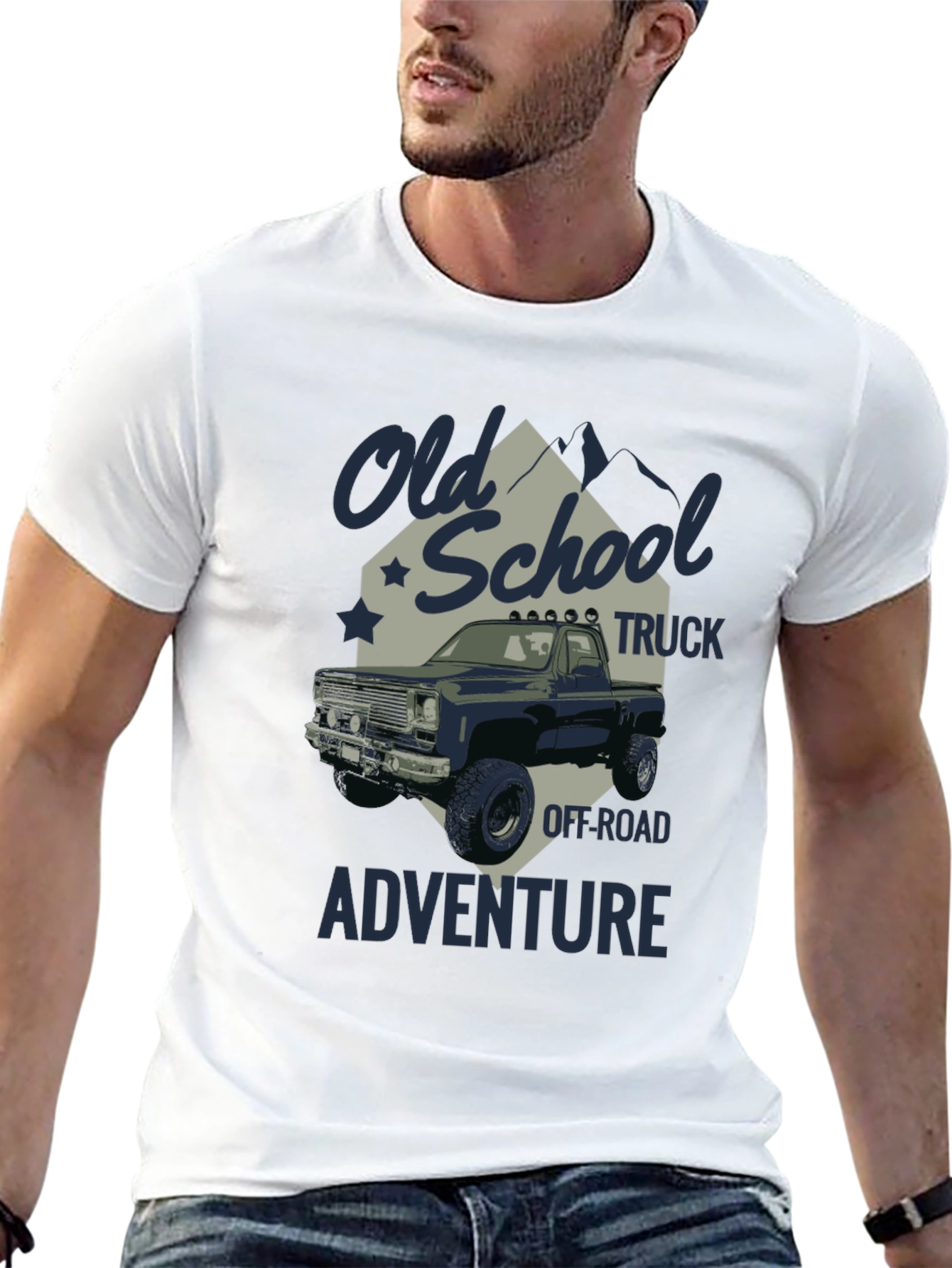 Old School Truck Adventure Graphic Tee