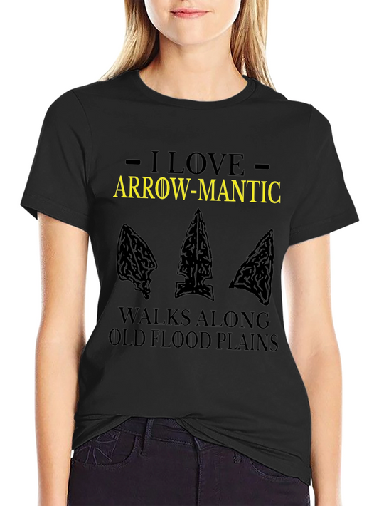 Arrow-Mantic T-Shirt: Walks Along Old Flood Plains
