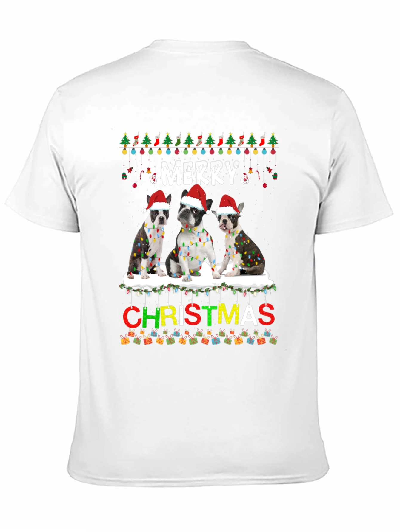 Merry Christmas Dog T-Shirt