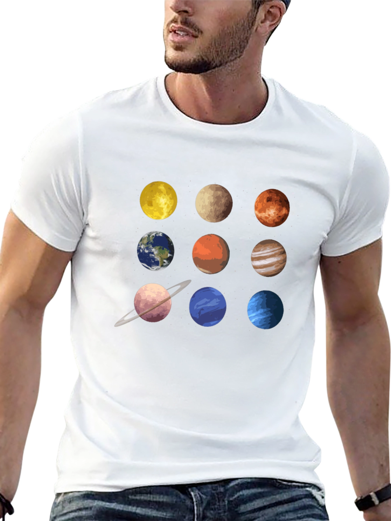 Planets T-Shirt - Space Graphic Tee