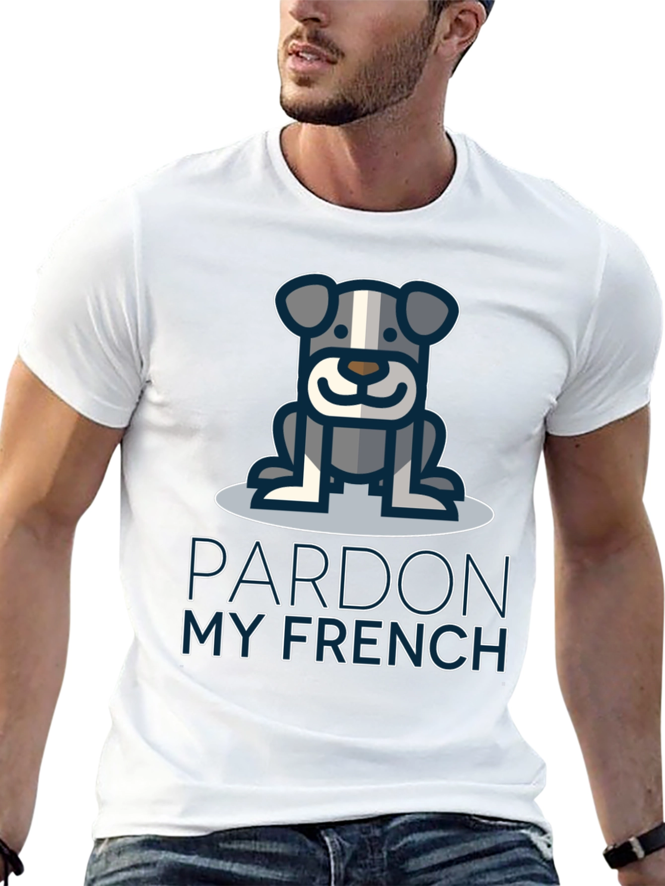 Pardon My French Bulldog Graphic T-Shirt