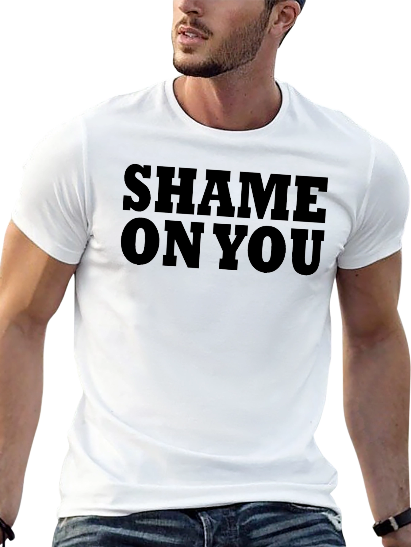 Shame On You Graphic Tee - Bold Statement T-Shirt