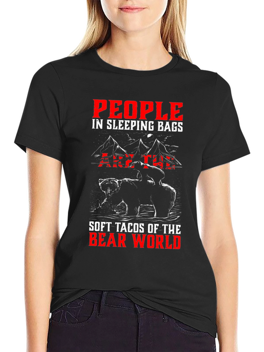 Bear World Sleeping Bag T-Shirt