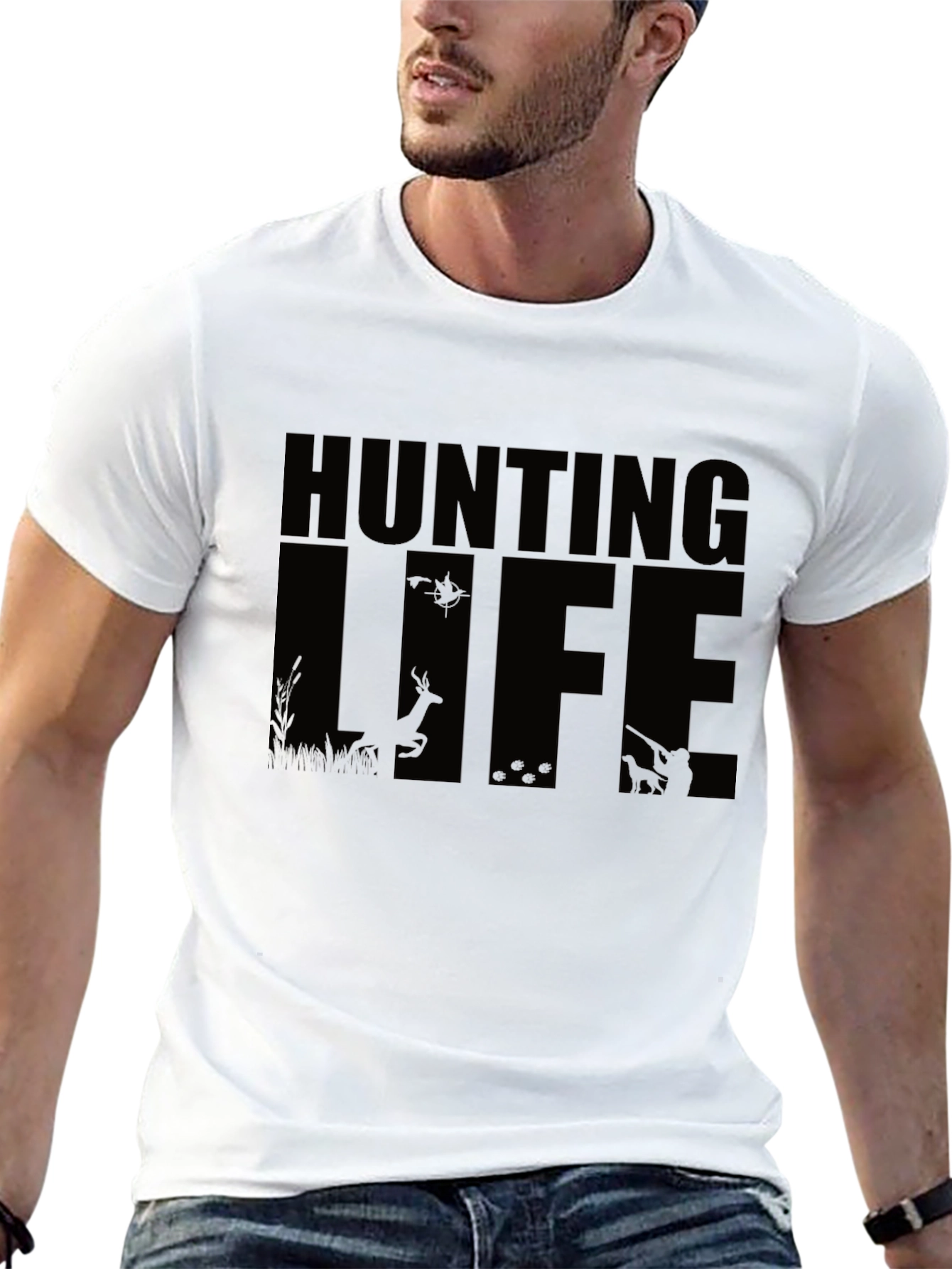 Hunting Life Graphic T-Shirt