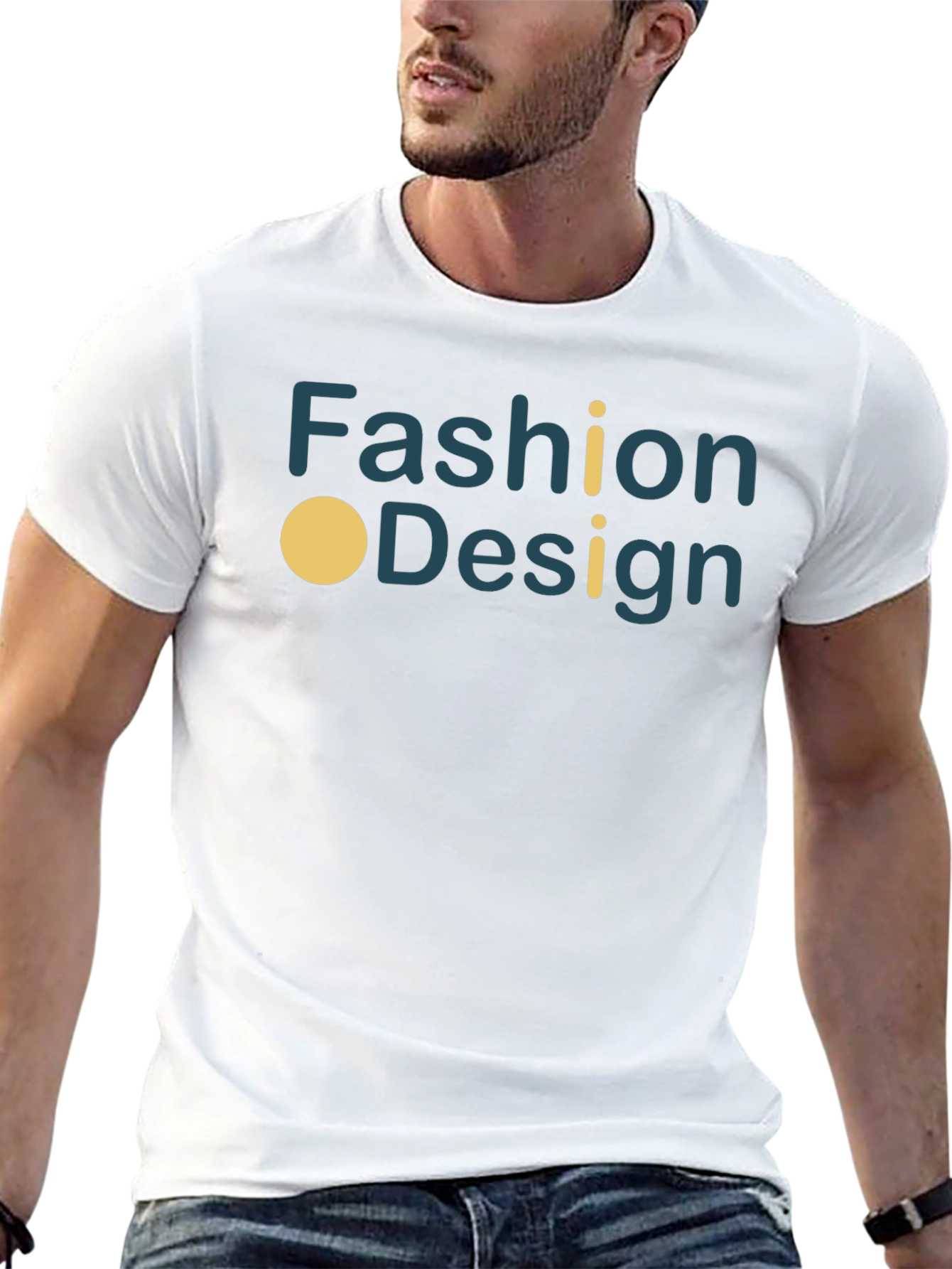 Fashion Design Graphic Black T-Shirt