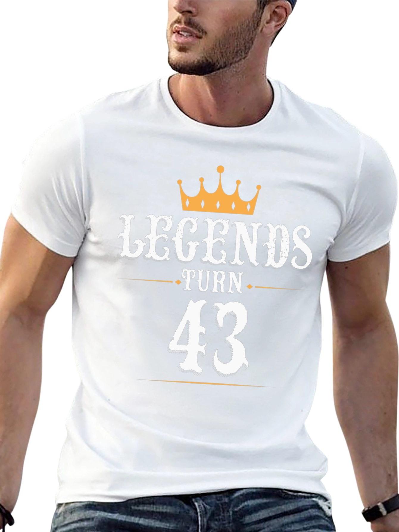 Legends Turn 43 T-Shirt | Birthday Gift
