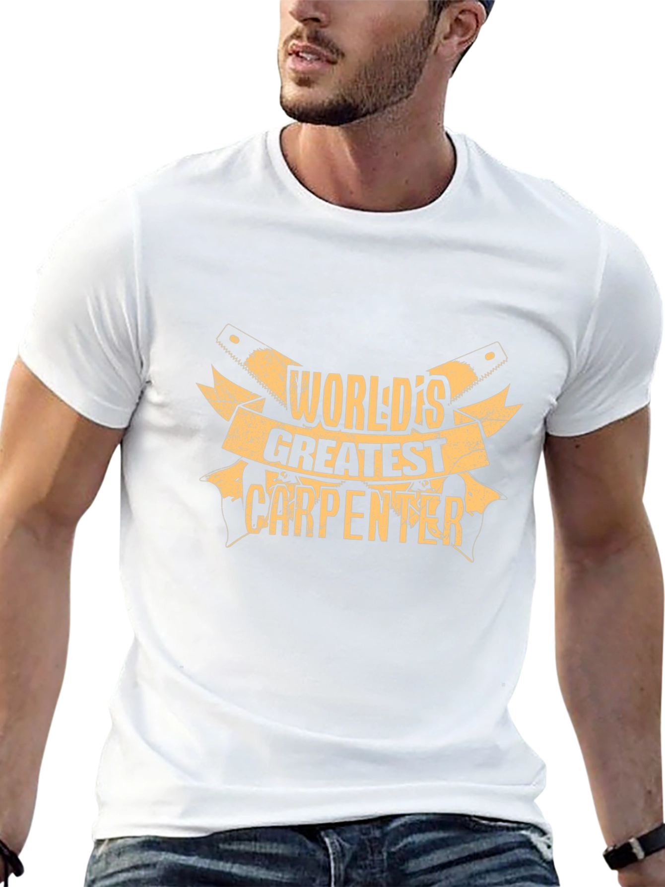 Worlds Greatest Carpenter Black T-Shirt