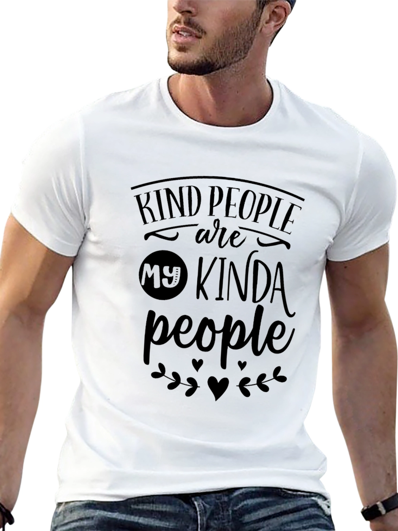 Kind People Graphic Tee - Unisex Black T-Shirt