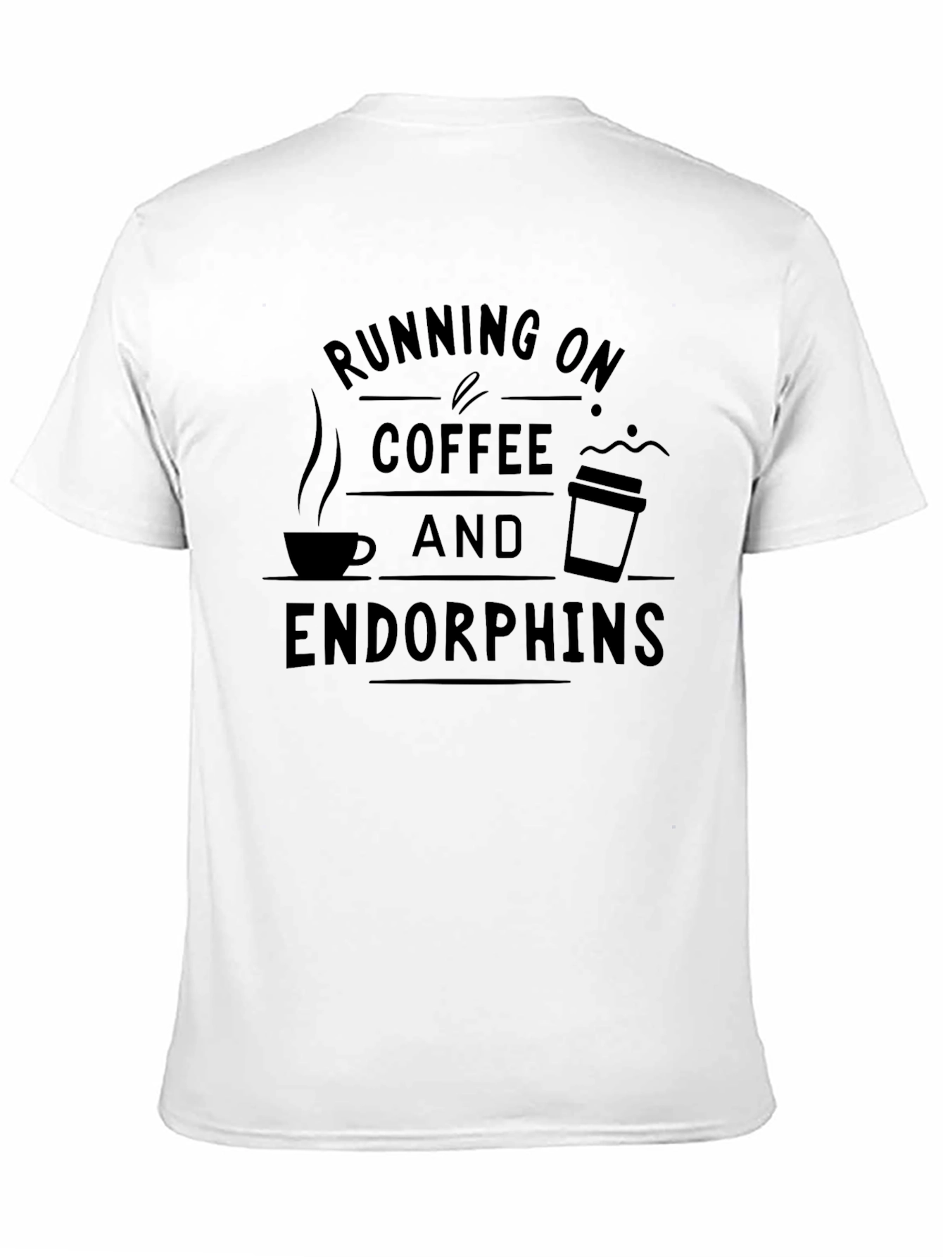 Running on Coffee and Endorphins Graphic Tee
