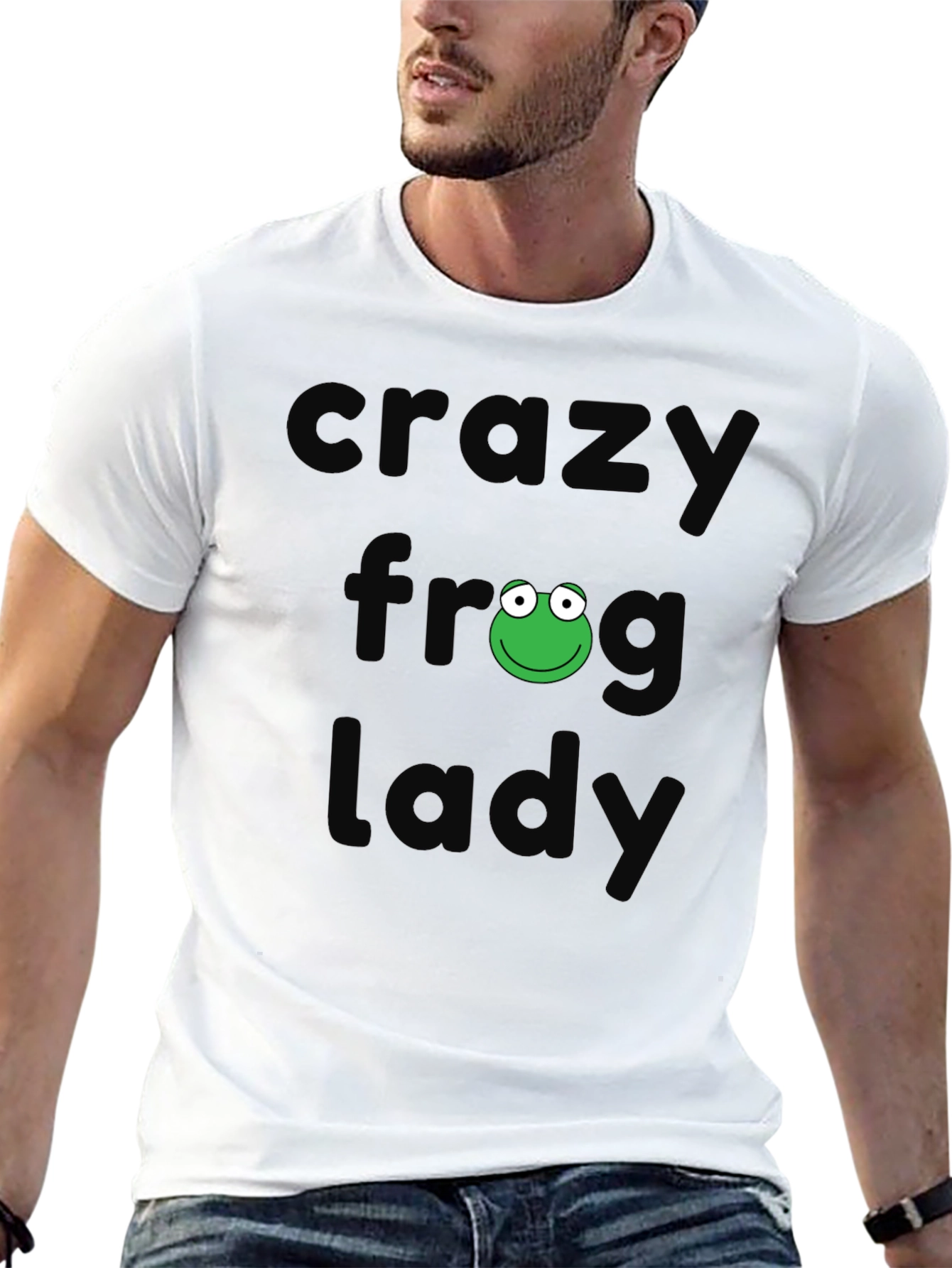 Crazy Frog Lady T-Shirt - Fun Novelty Tee