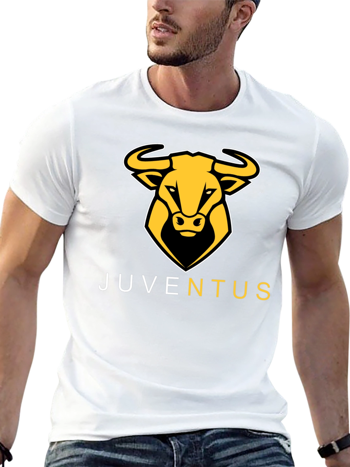 Juventus Bull Logo Black T-Shirt
