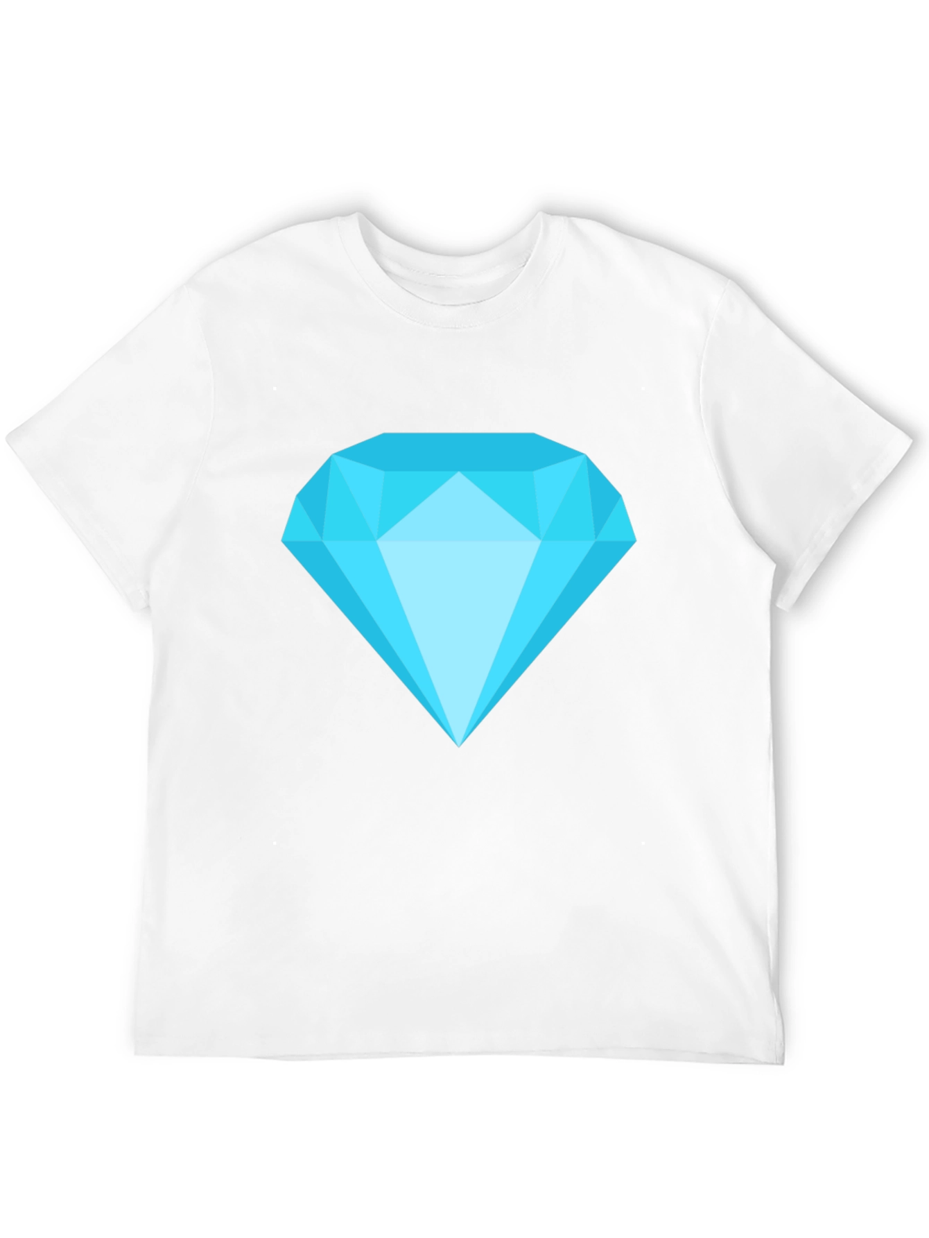 Diamond Graphic Black T-Shirt - Casual Style