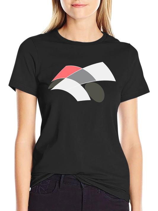 Abstract Graphic Black T-Shirt - Modern Casual Wear