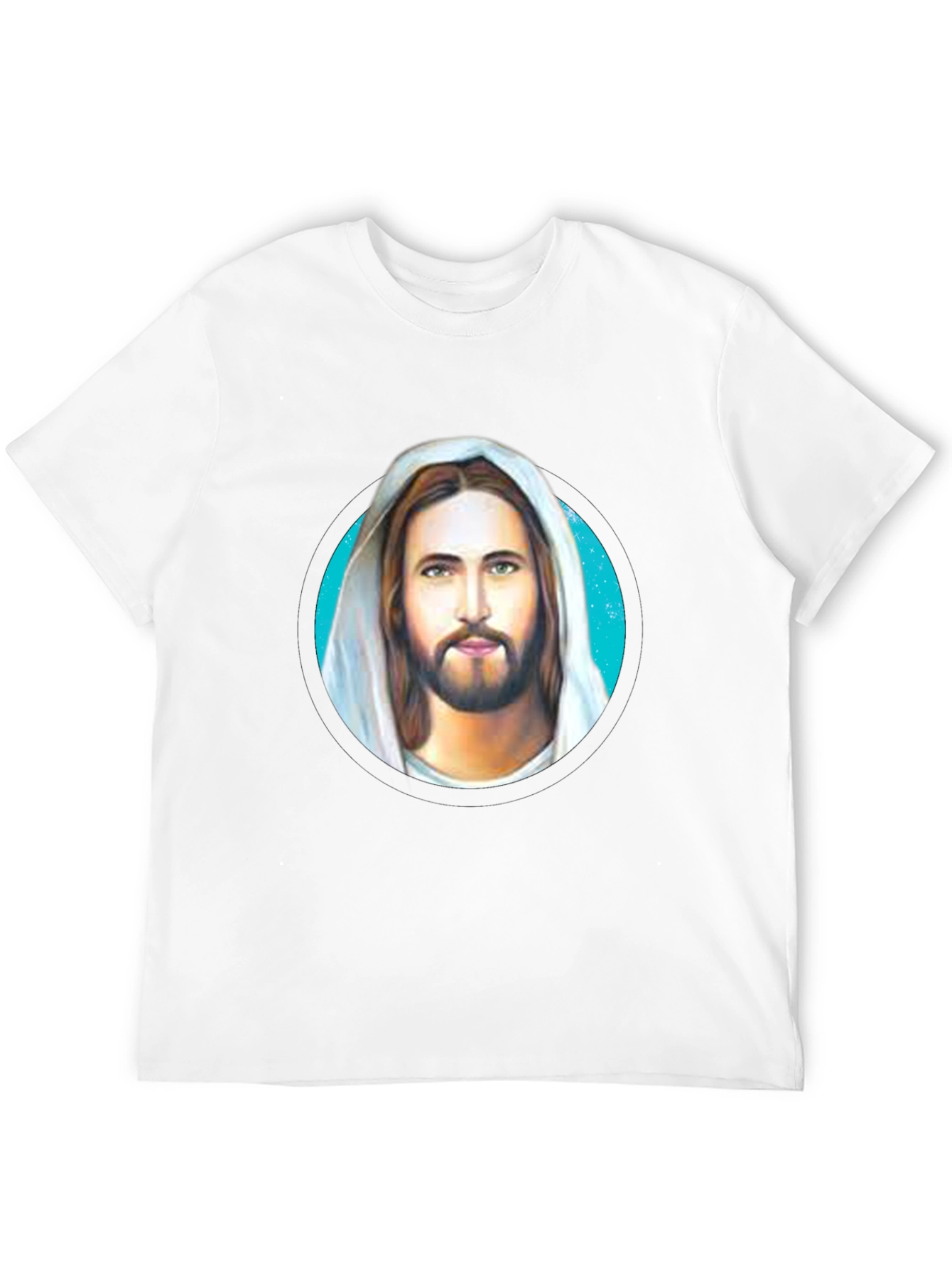 Jesus Graphic Tee - Black Cotton Blend