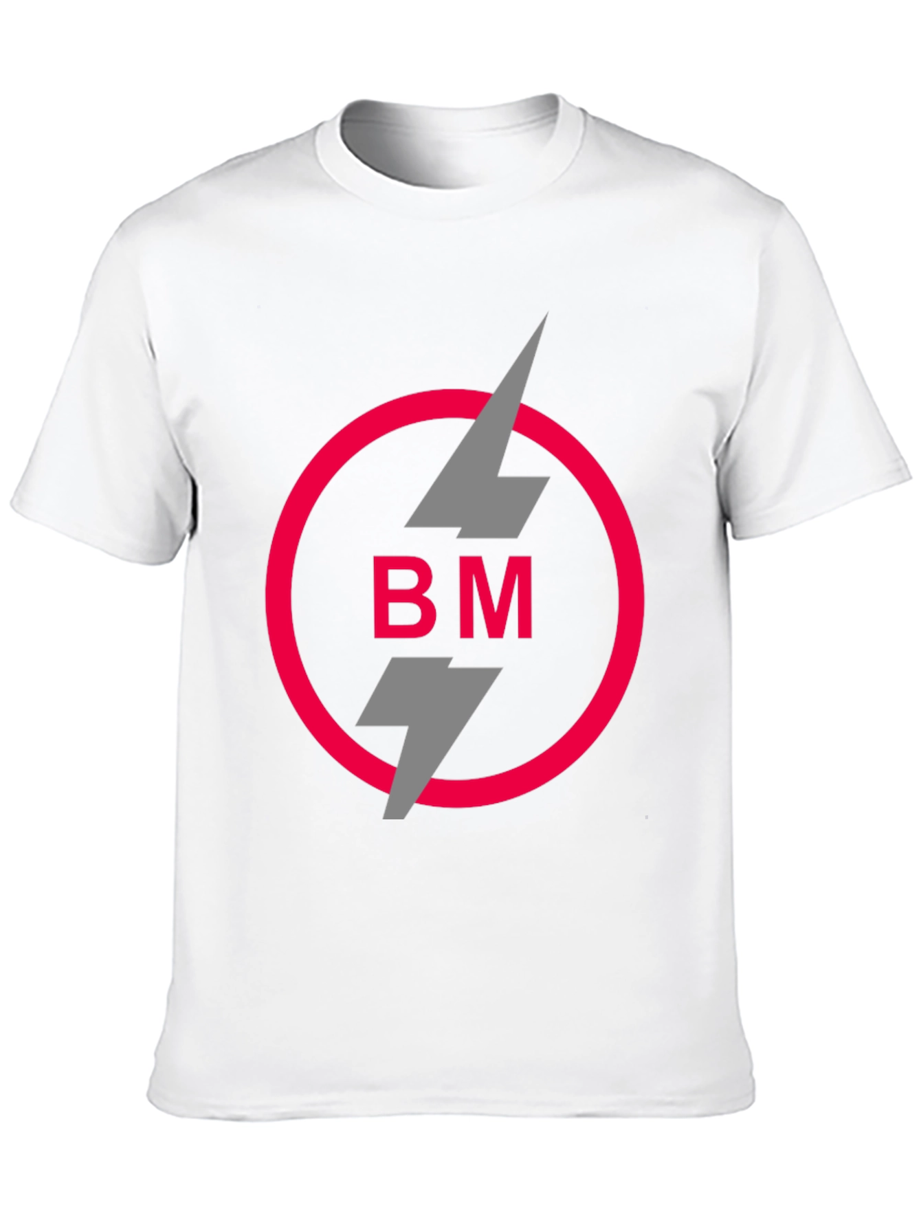 Bold BM Logo Graphic Tee - Stylish Black T-Shirt