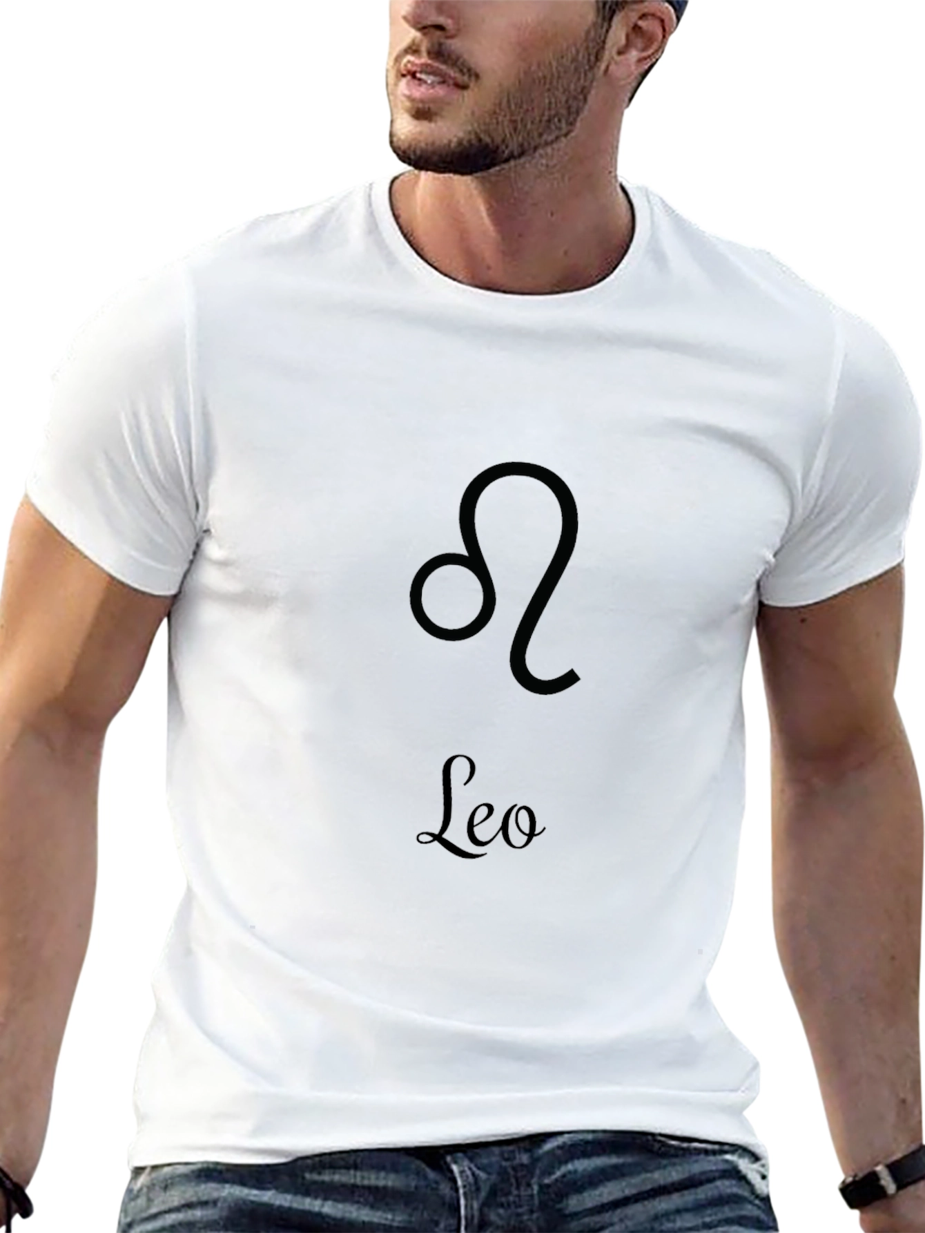 Black Leo Zodiac T-Shirt