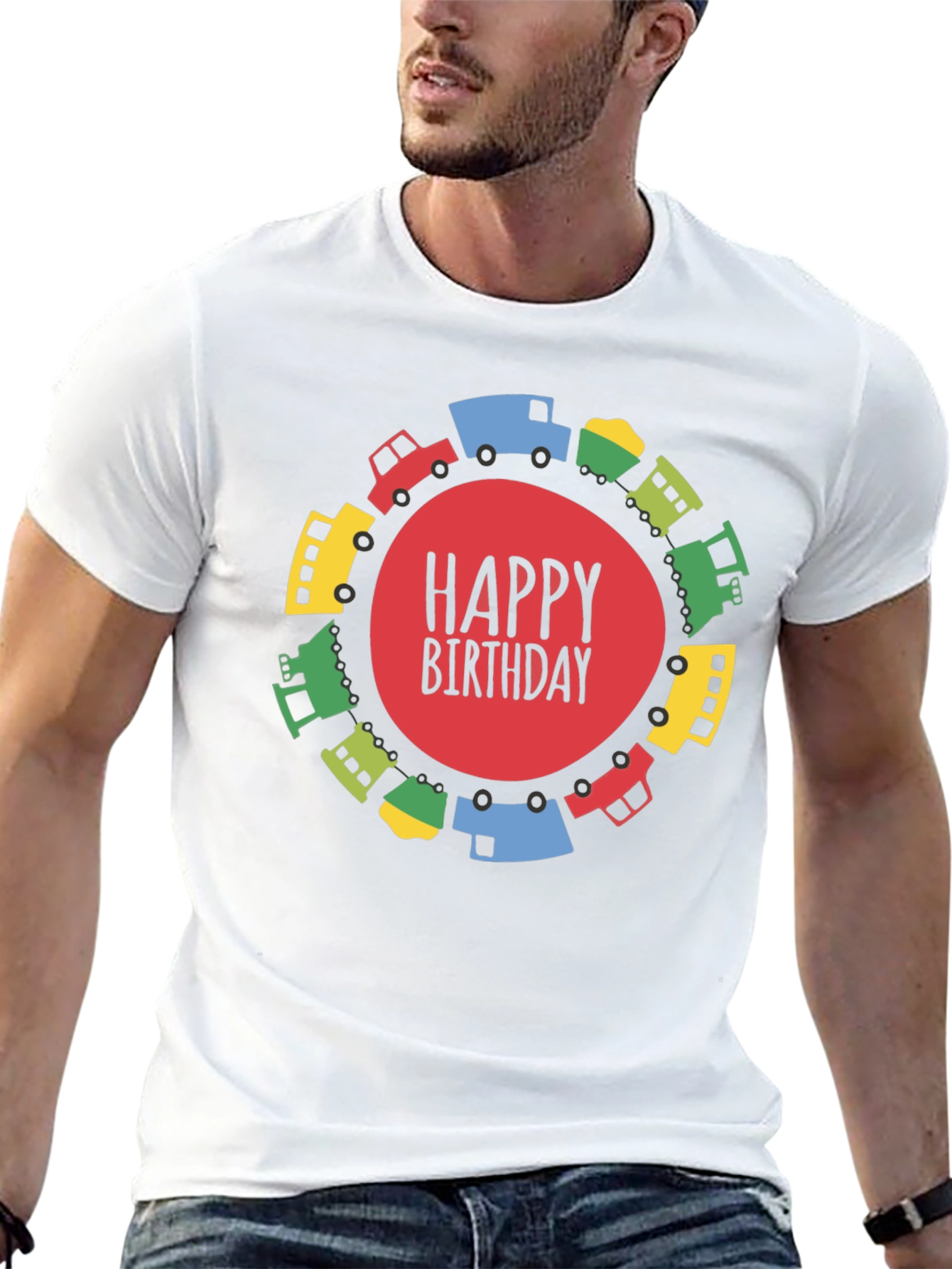 Happy Birthday Train T-Shirt