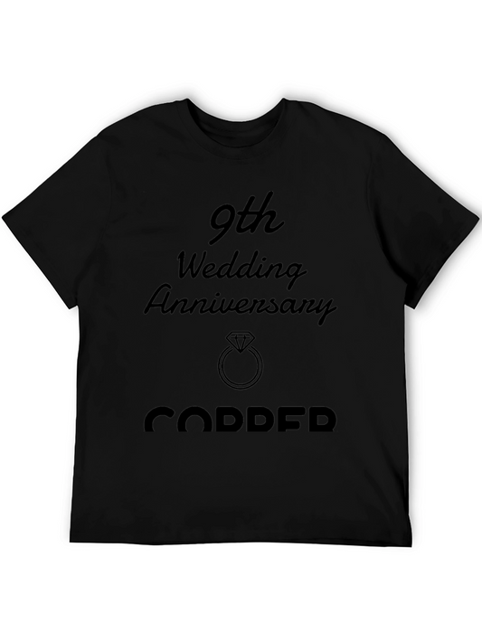 9th Wedding Anniversary Copper T-Shirt
