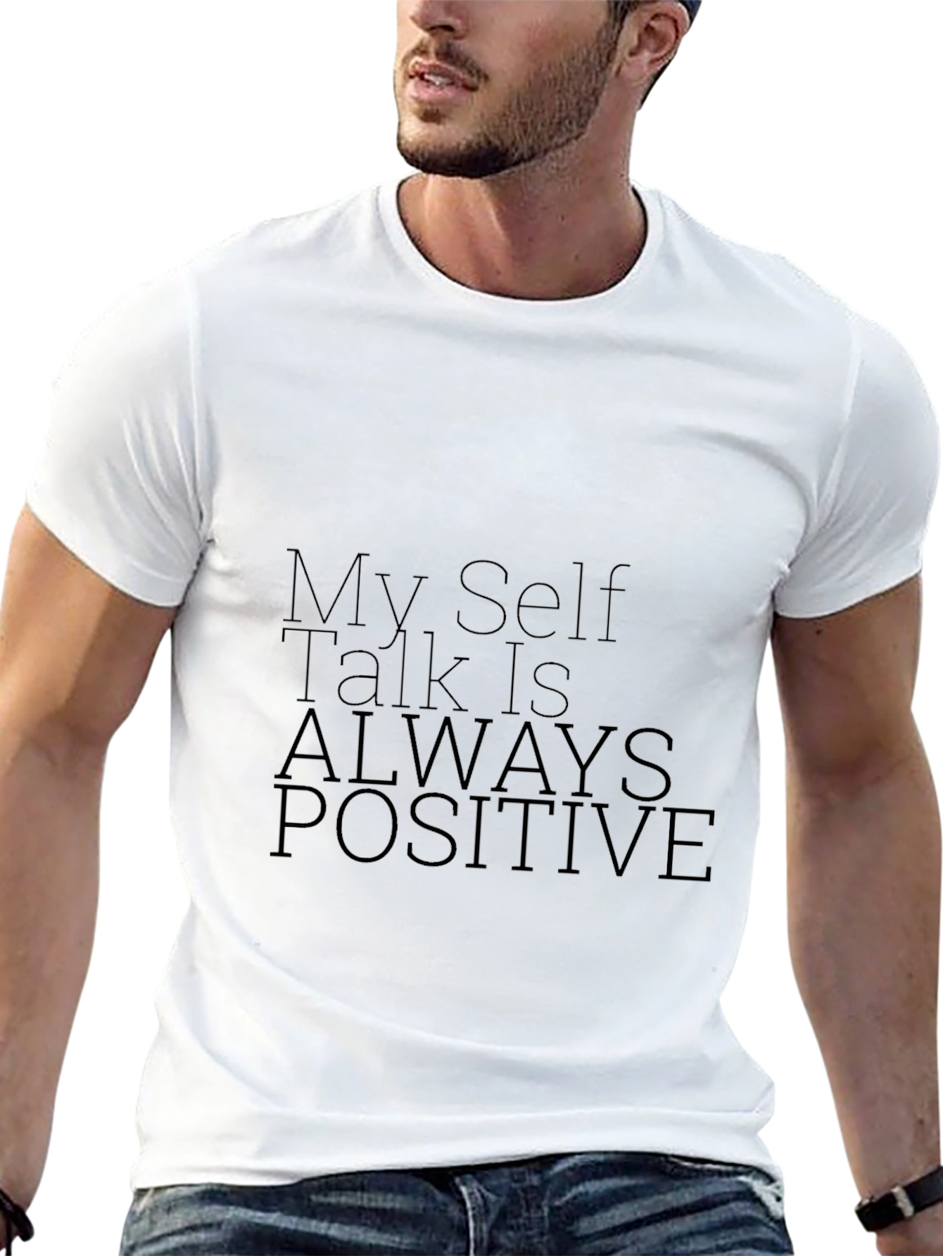 Positive Self-Talk Black T-Shirt