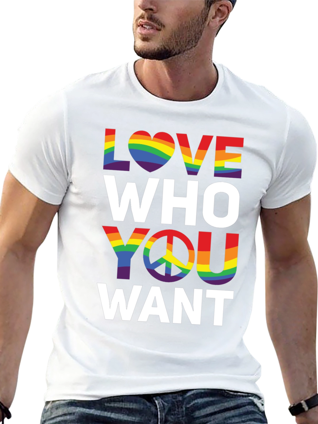 Love Who You Want LGBTQ+ T-Shirt