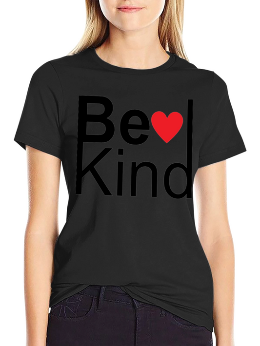 Be Kind T-Shirt with Heart Graphic - Unisex