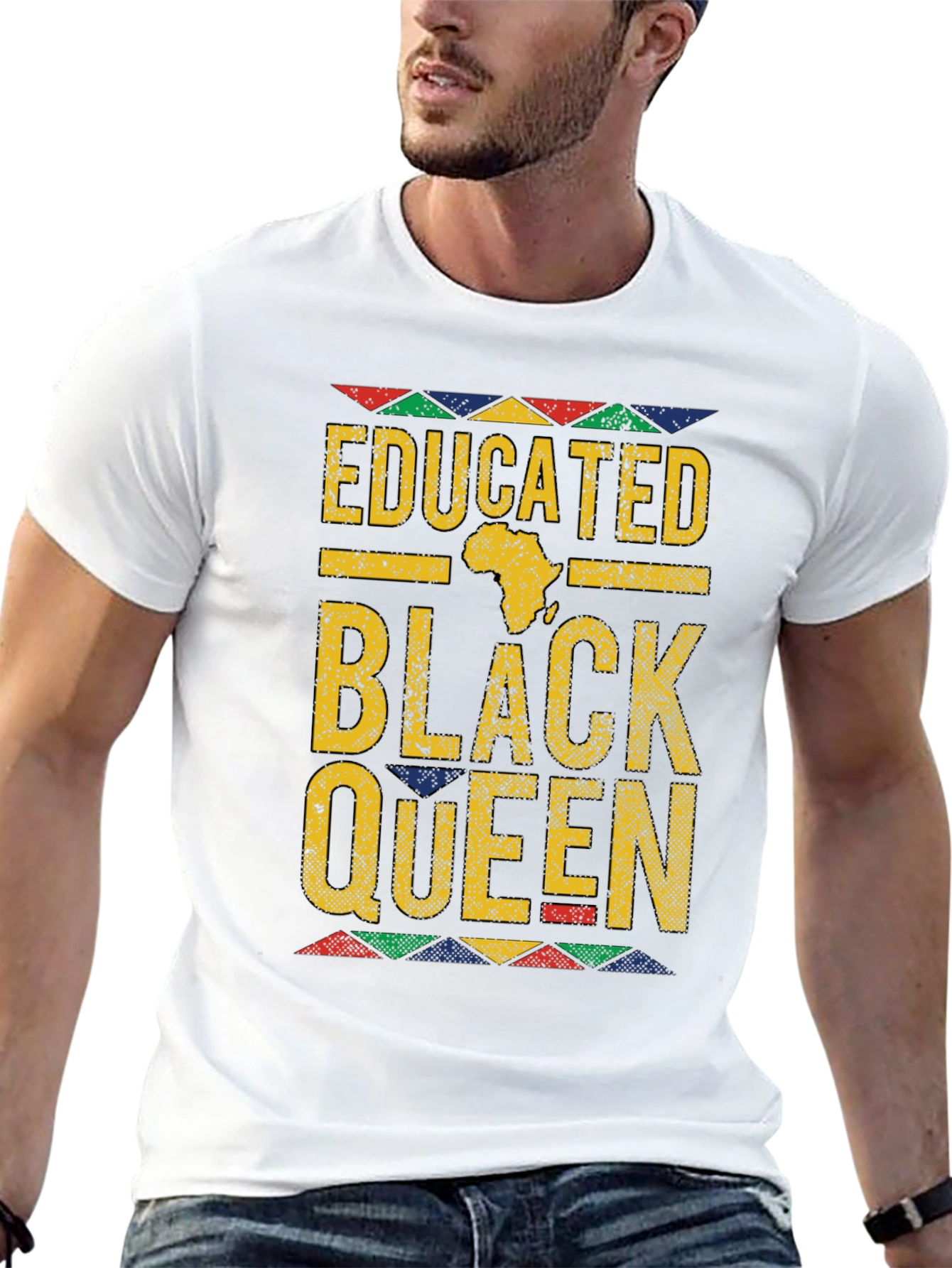 Educated Black Queen T-Shirt - Empowering Apparel