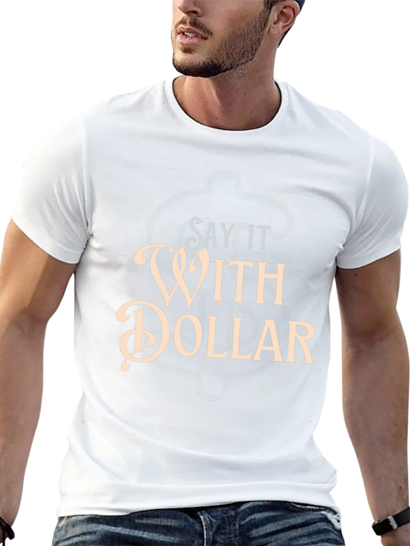 Say It With Dollar Graphic T-Shirt