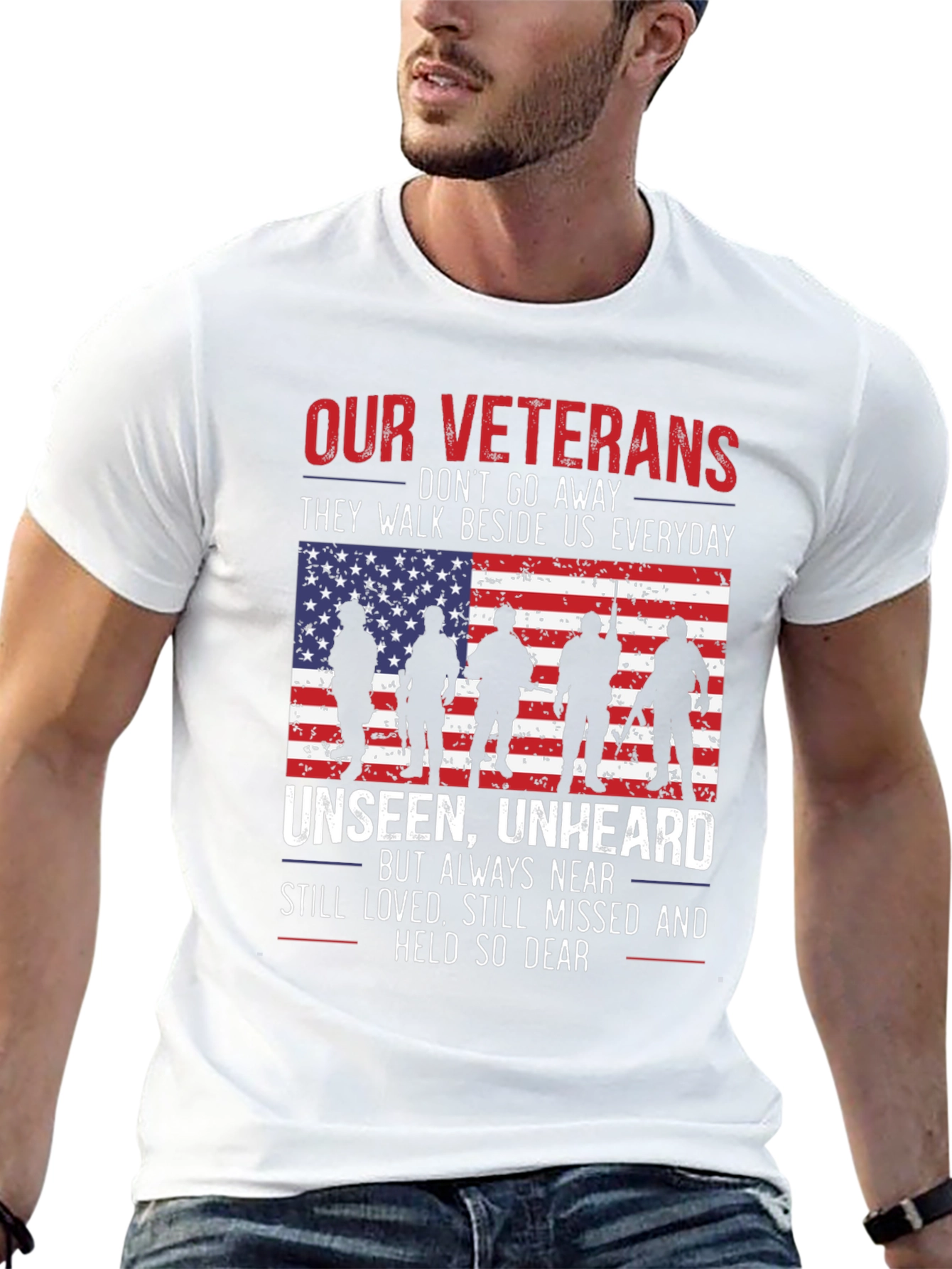 Our Veterans T-Shirt - Unseen Unheard