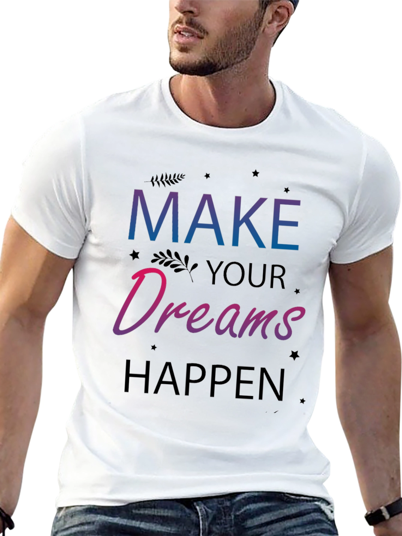 Dreams Happen Graphic Tee - Inspiring Motivation