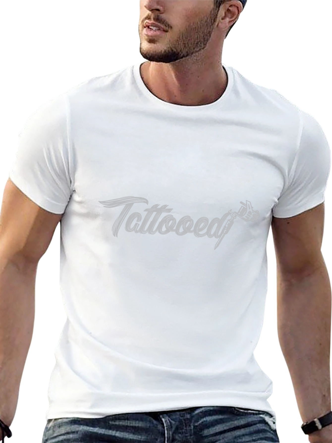 Tattooed Black Graphic Tee - Ink Lovers Style