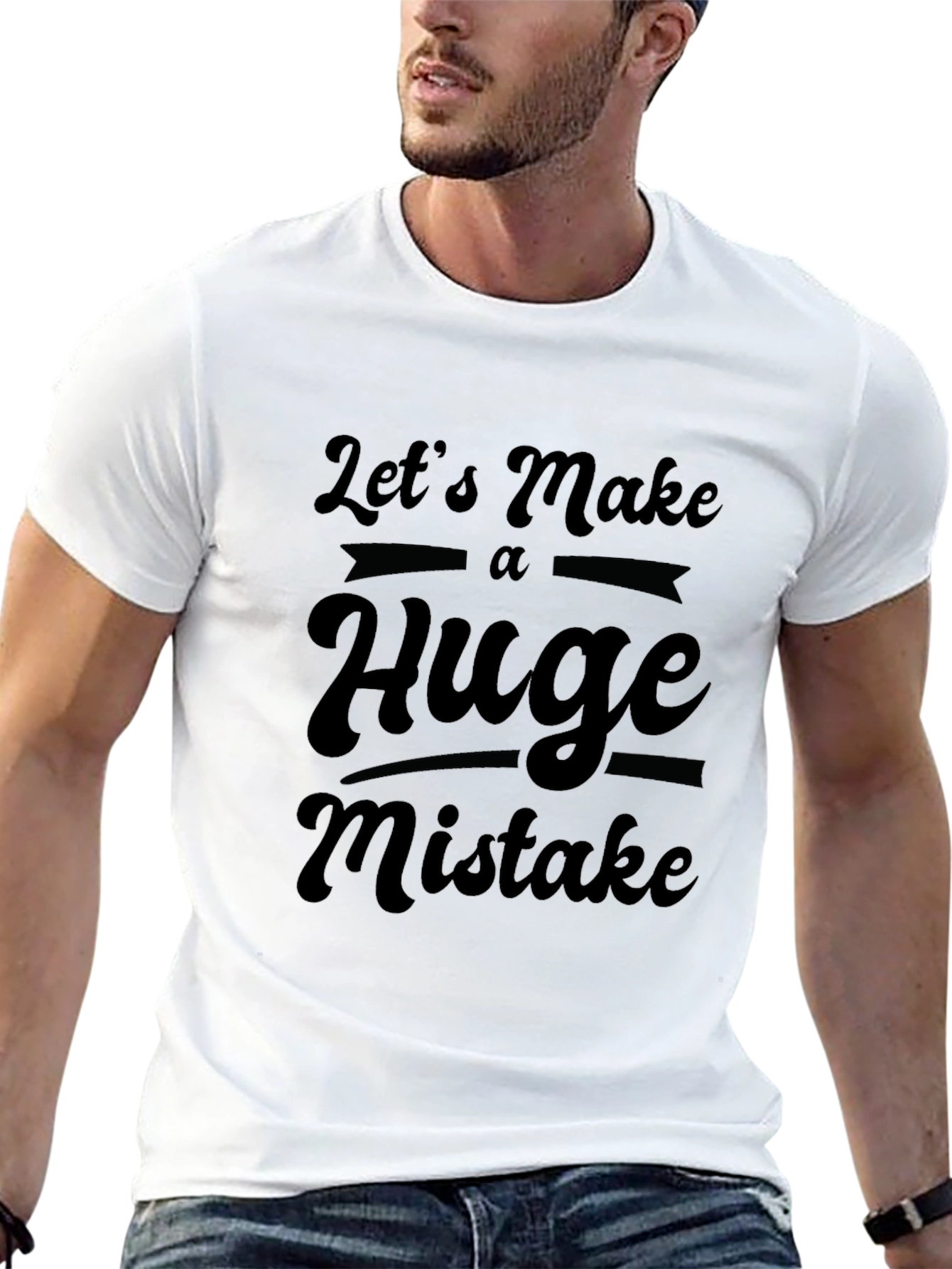 Funny Huge Mistake Graphic Tee