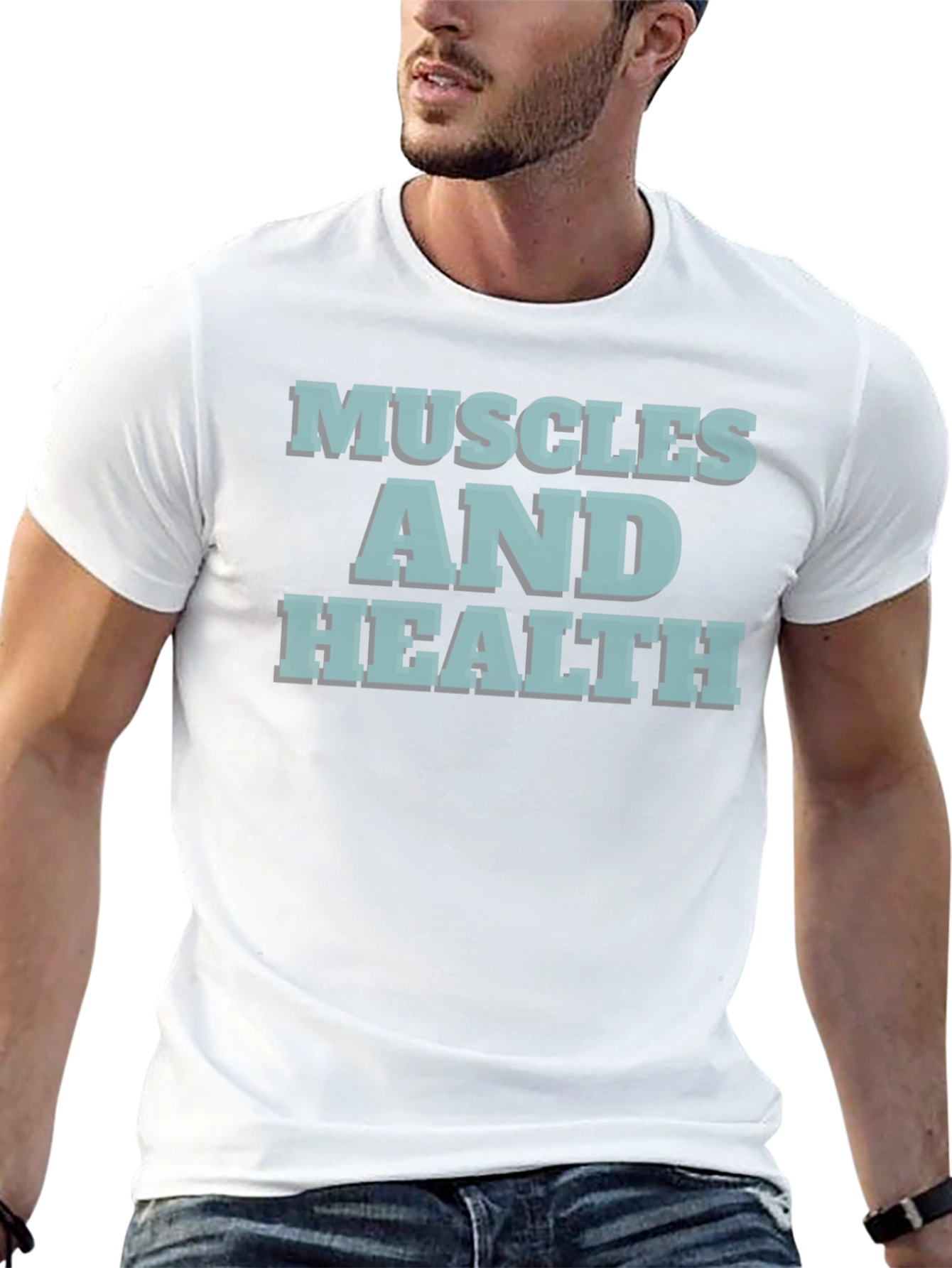 Muscles and Health T-Shirt - Gym & Fitness Apparel