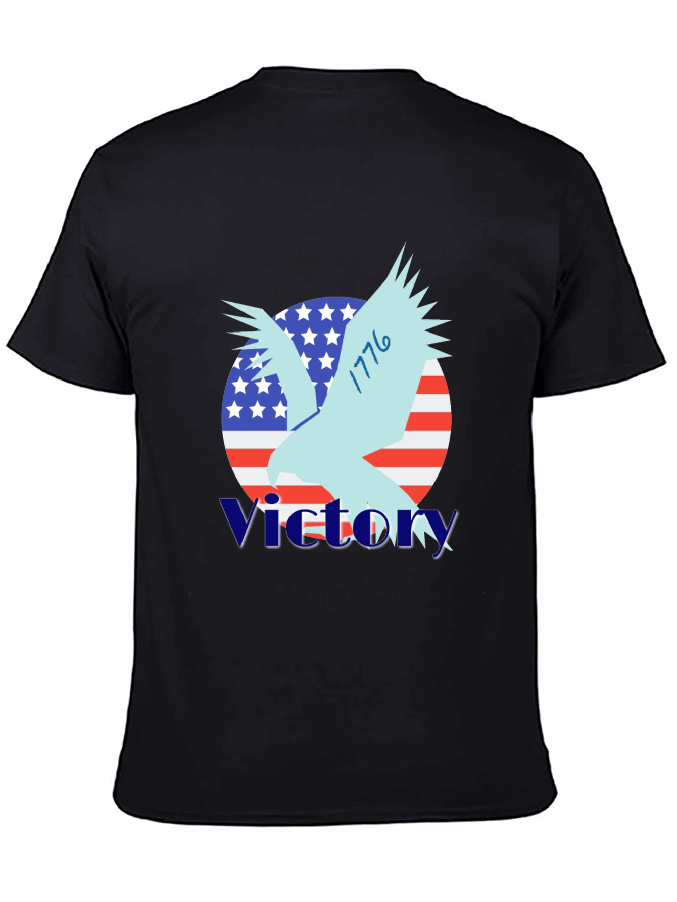 Patriotic Eagle 1776 T-Shirt - Victory Design