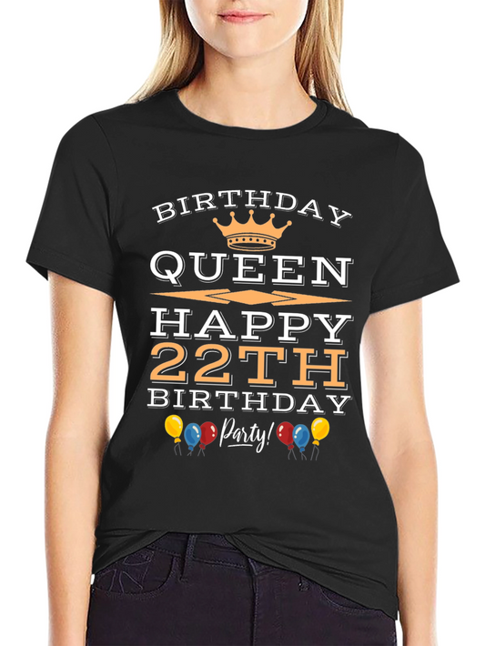Birthday Queen 22th Party T-Shirt
