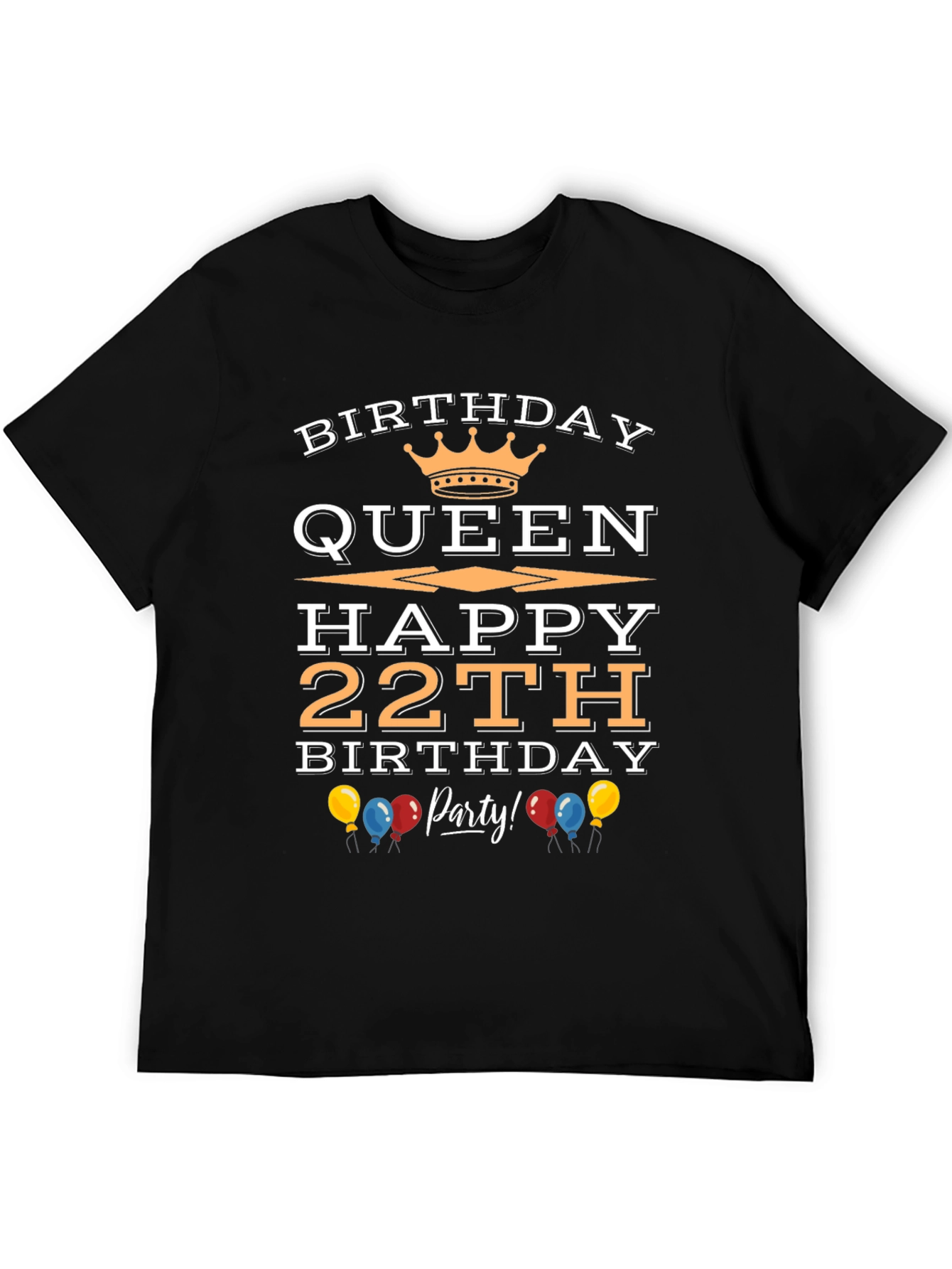 Birthday Queen 22th Party T-Shirt
