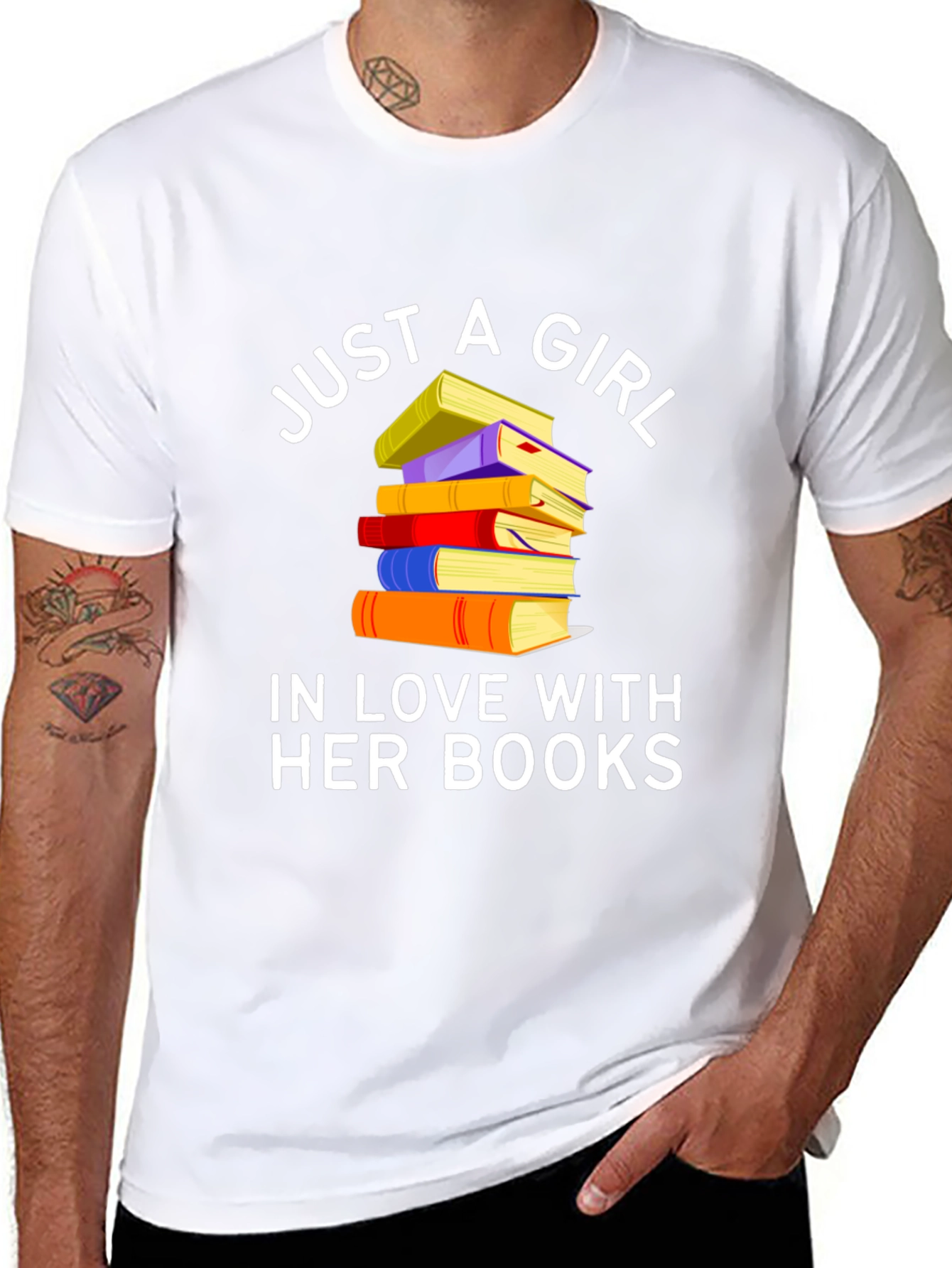 Just A Girl In Love With Her Books T-Shirt