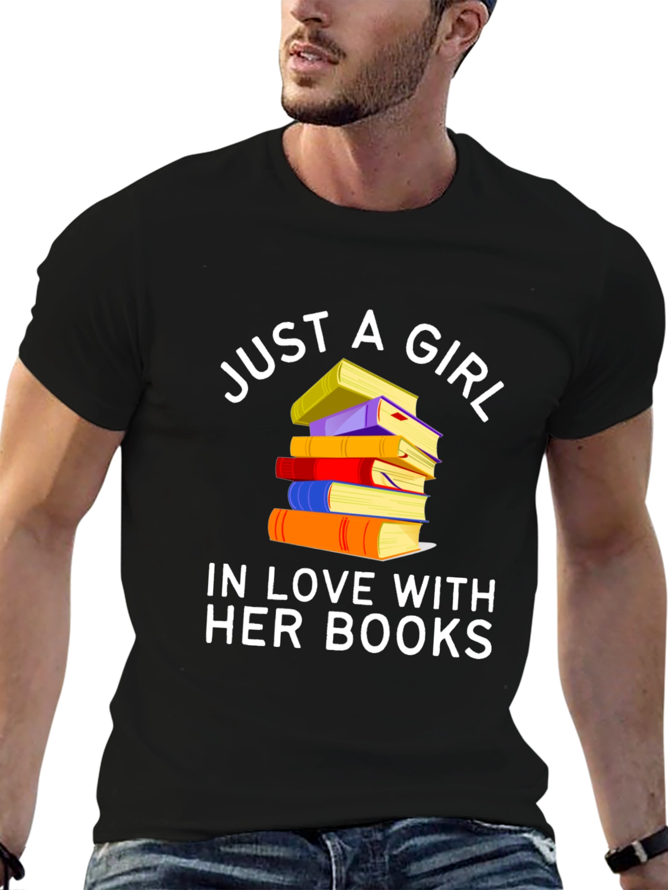 Just A Girl In Love With Her Books T-Shirt