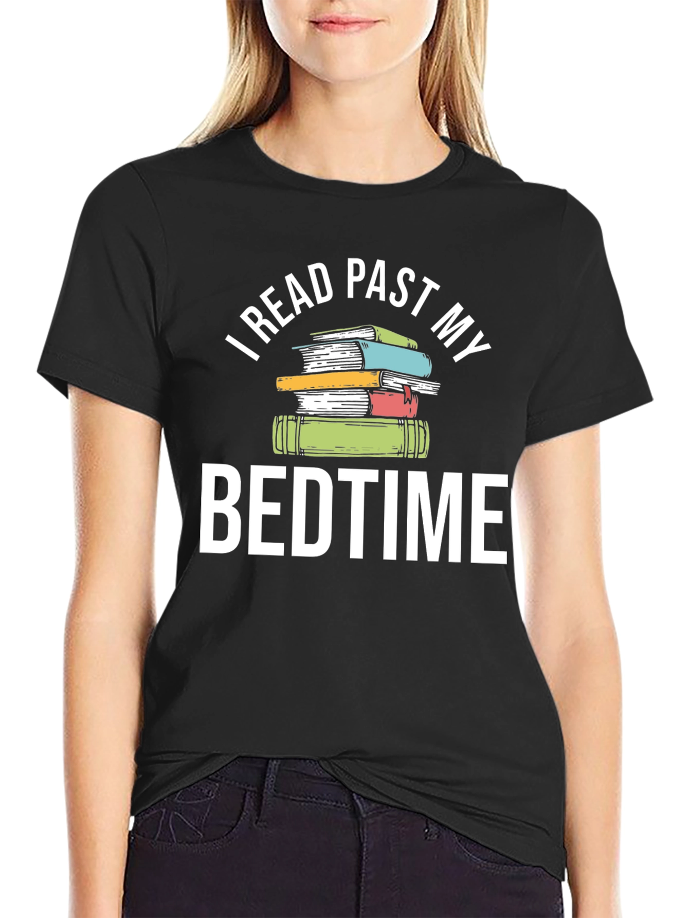 Book Lover T-Shirt - I Read Past My Bedtime