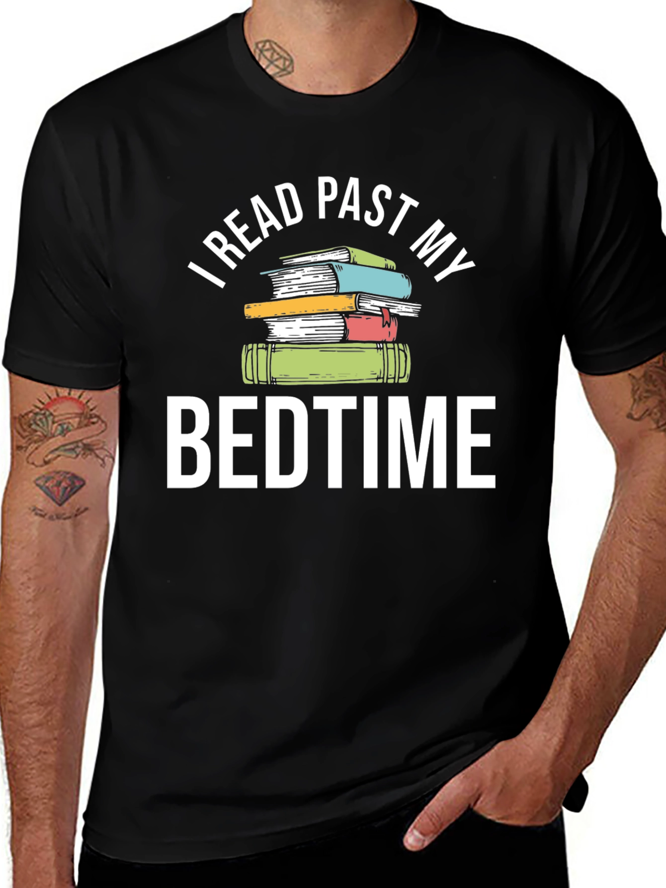 Book Lover T-Shirt - I Read Past My Bedtime