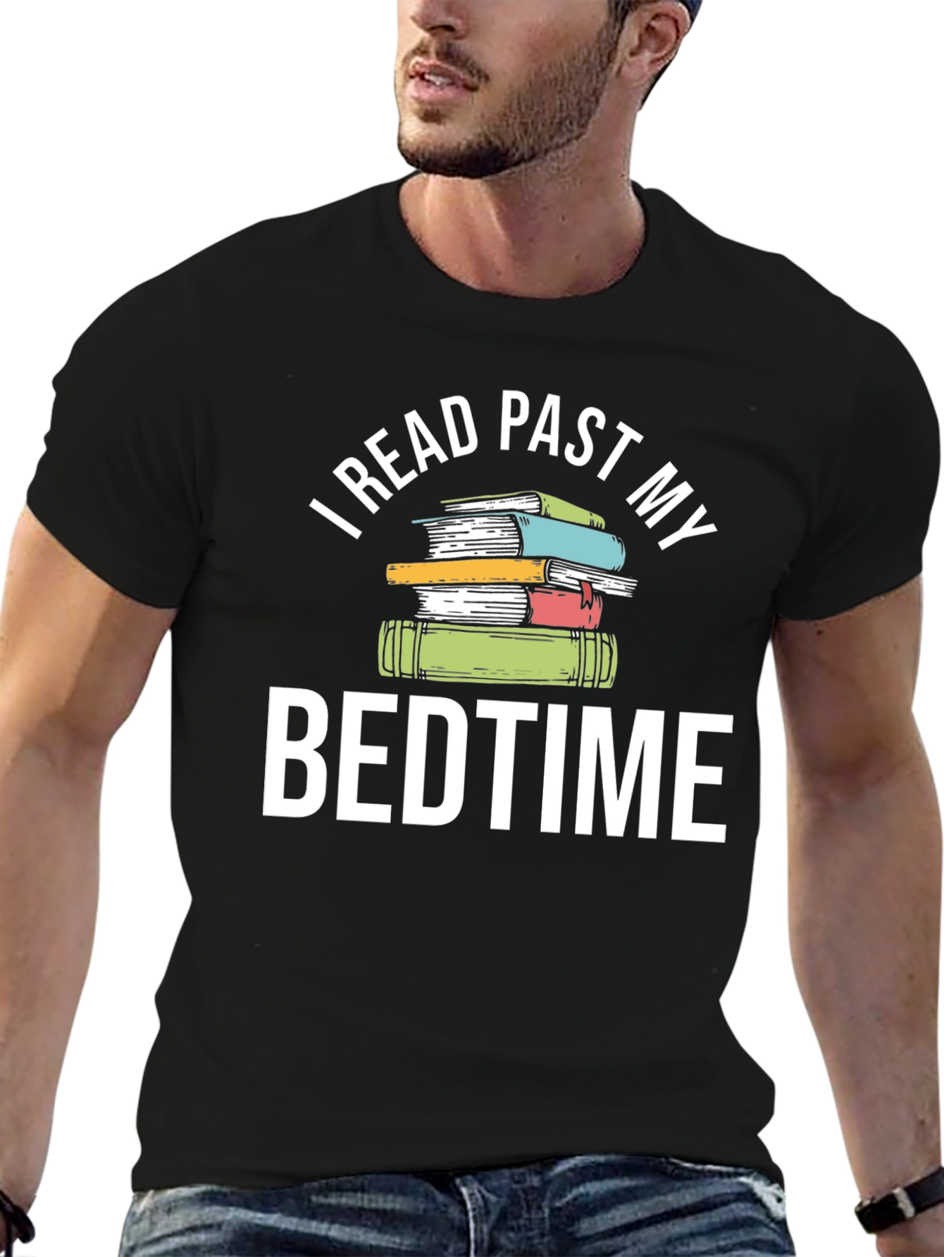 Book Lover T-Shirt - I Read Past My Bedtime