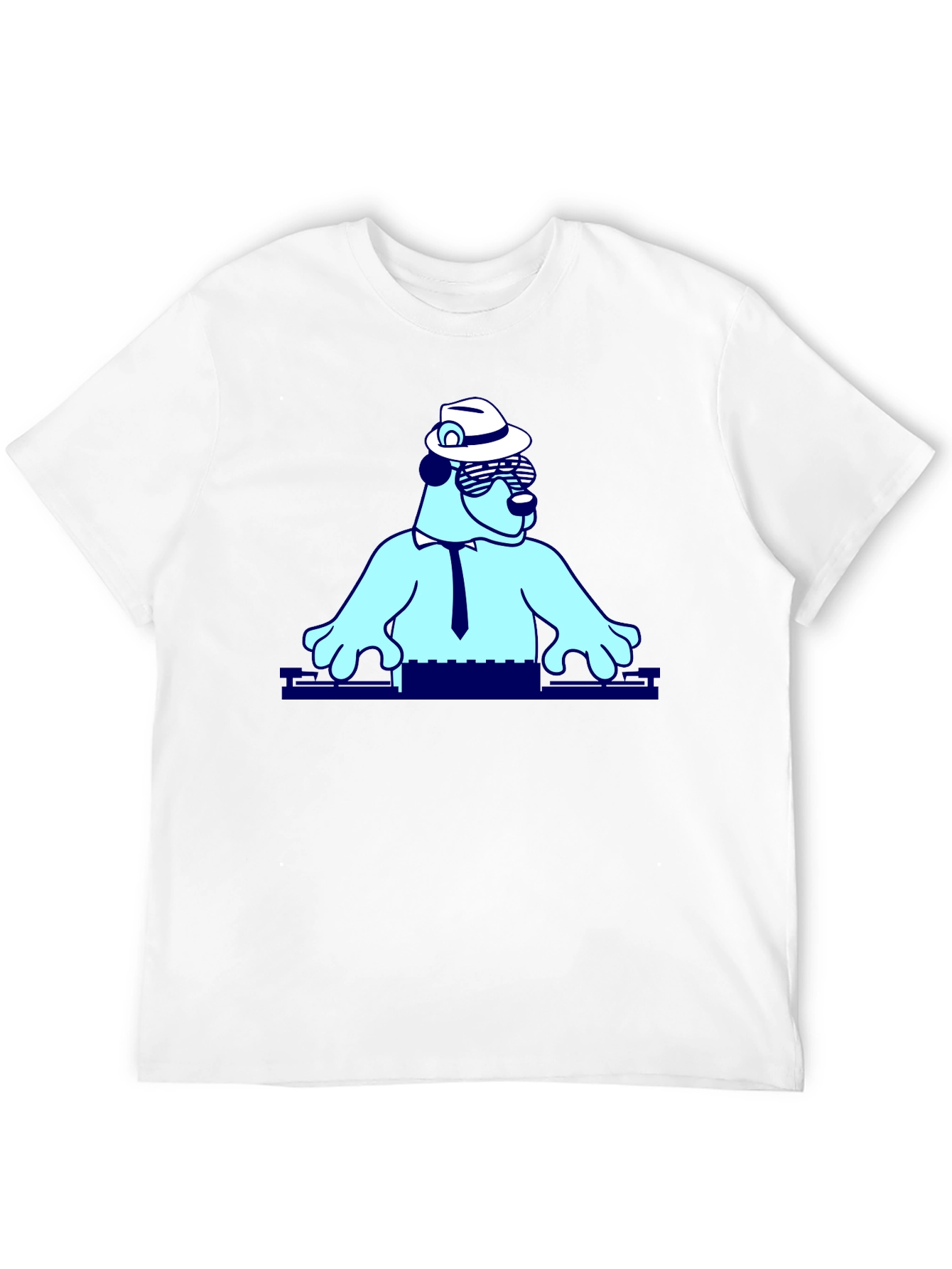 Cool Bear DJ Graphic T-Shirt