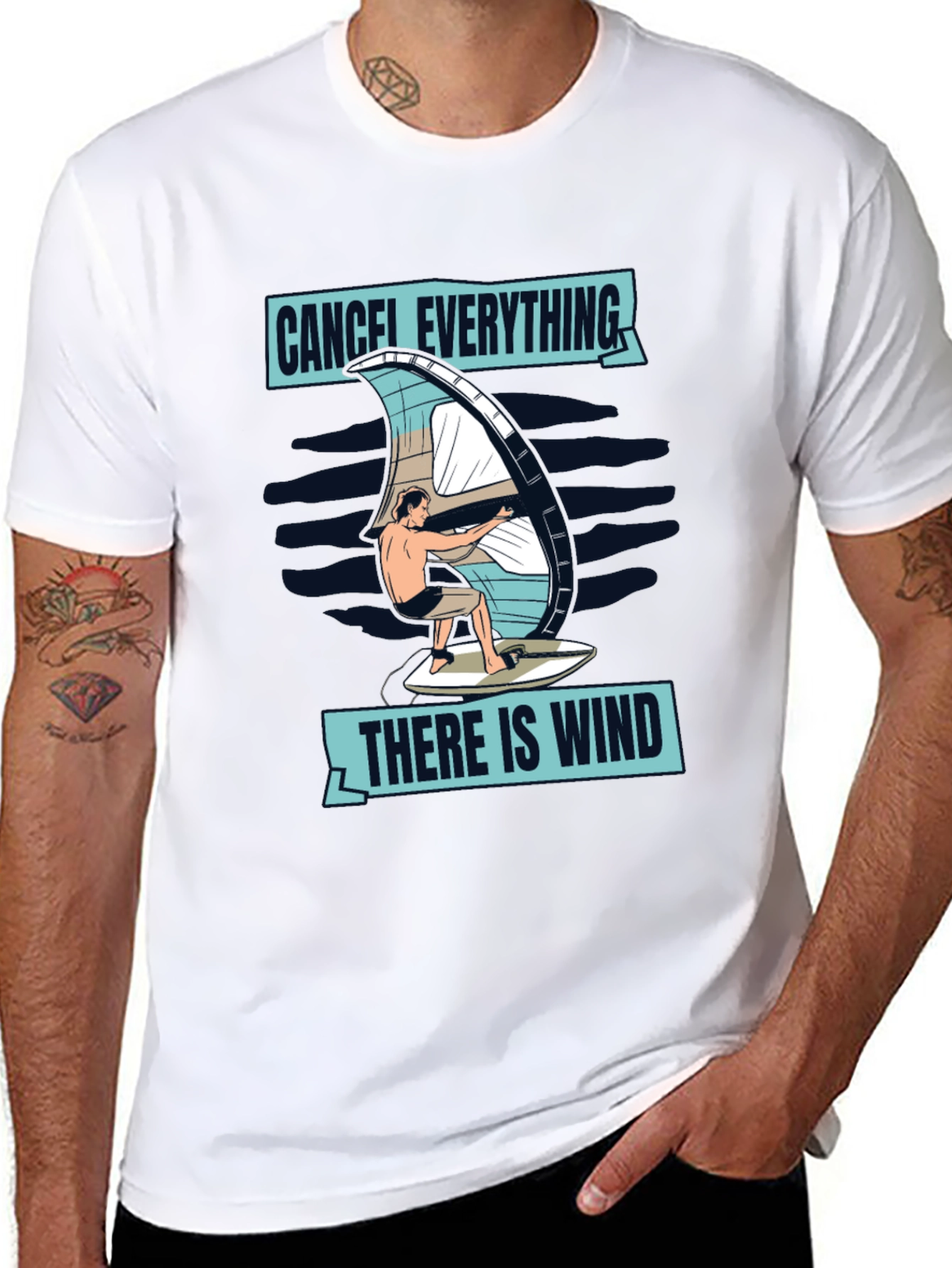 Cancel Everything Windsurfing T-Shirt