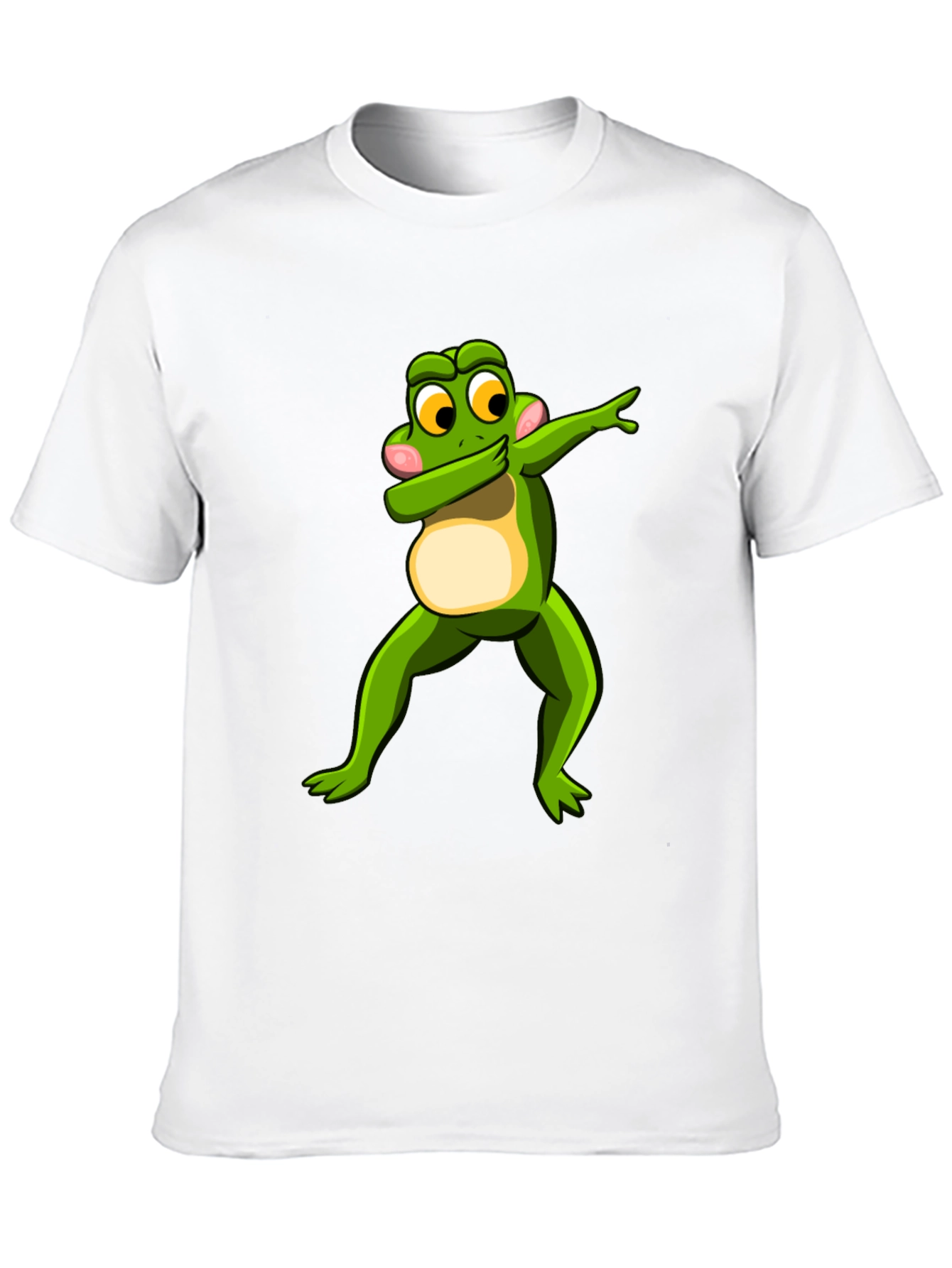 Dabbing Frog Graphic Tee - Mens Black T-Shirt