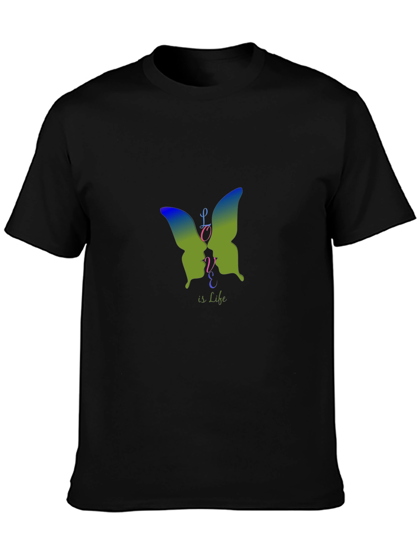 Love is Like Butterfly Graphic T-Shirt