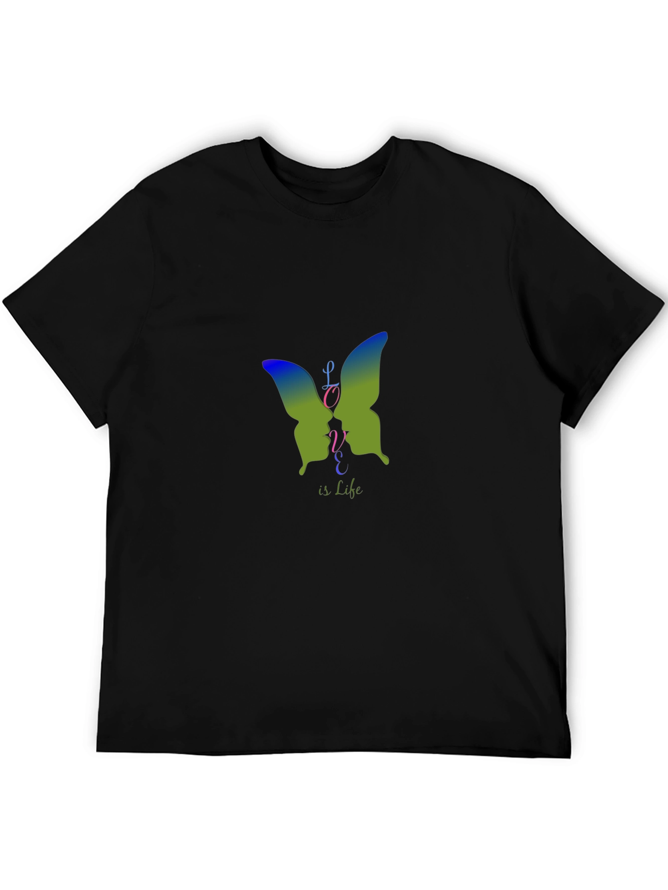 Love is Like Butterfly Graphic T-Shirt